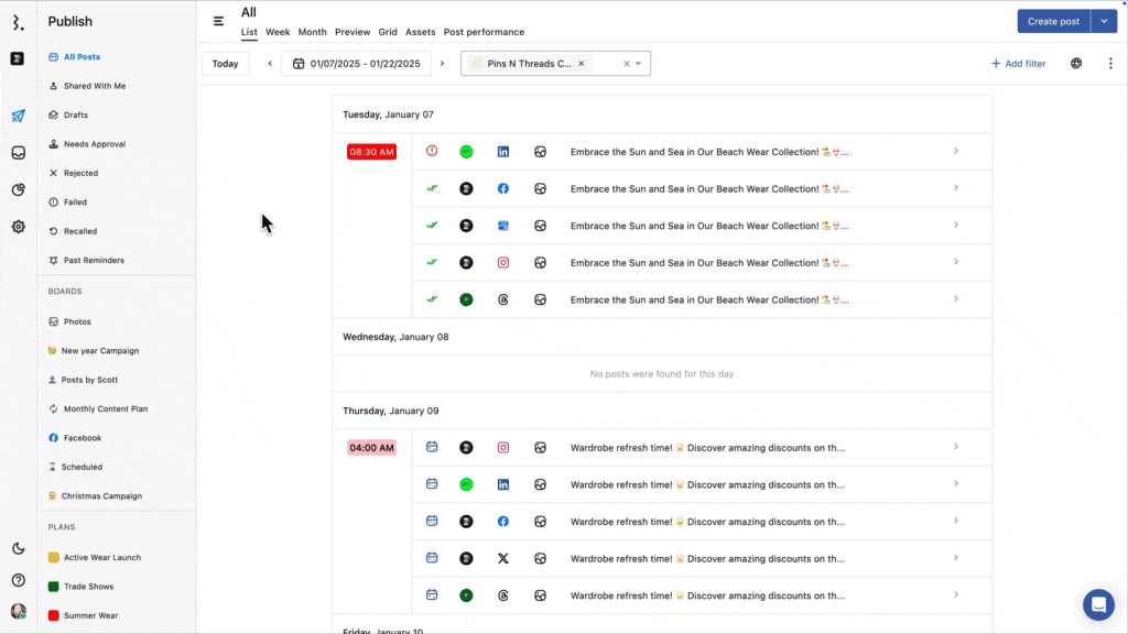 statusbrew-planner-board-overview