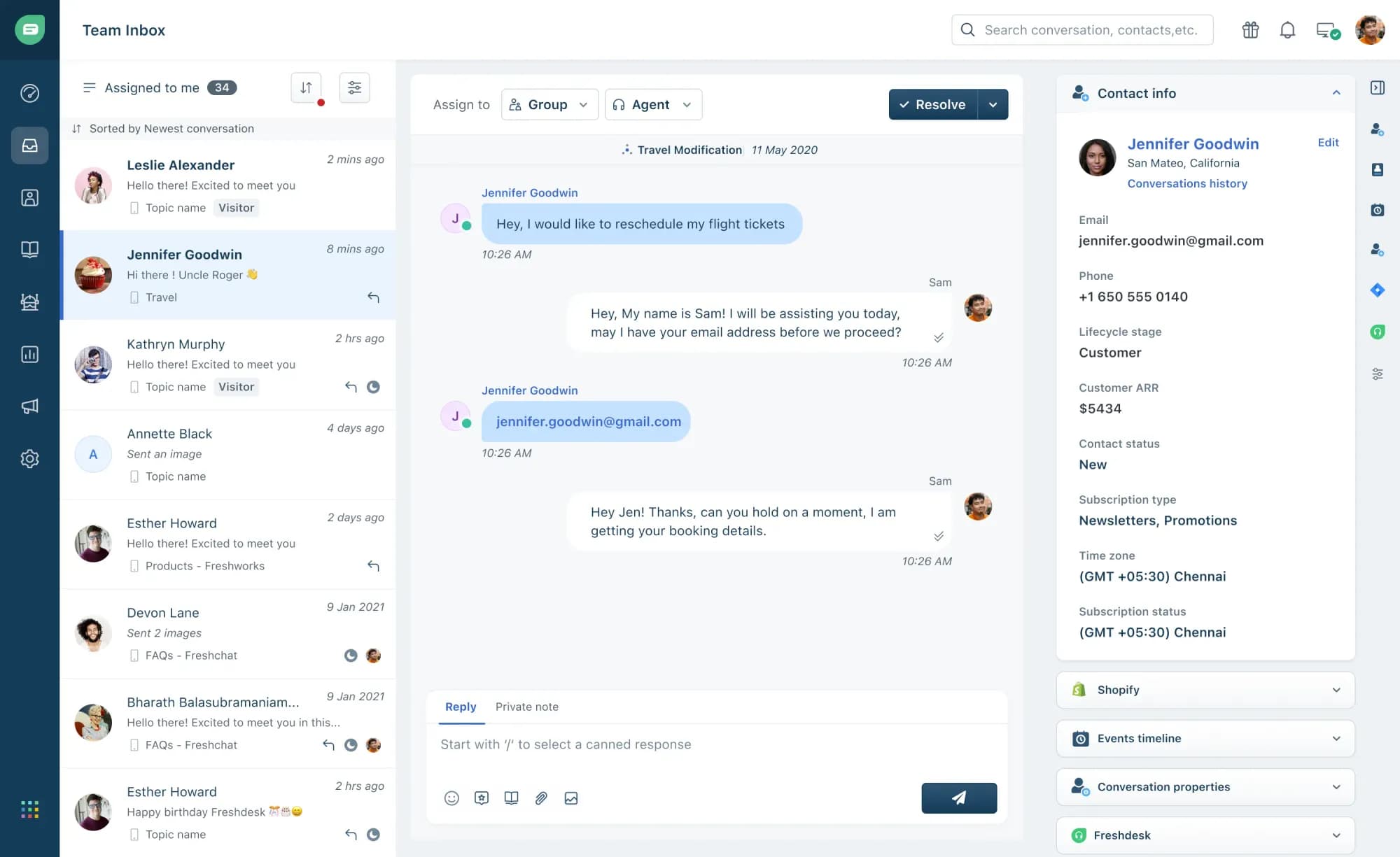 Fresworks-social-inbox-ss