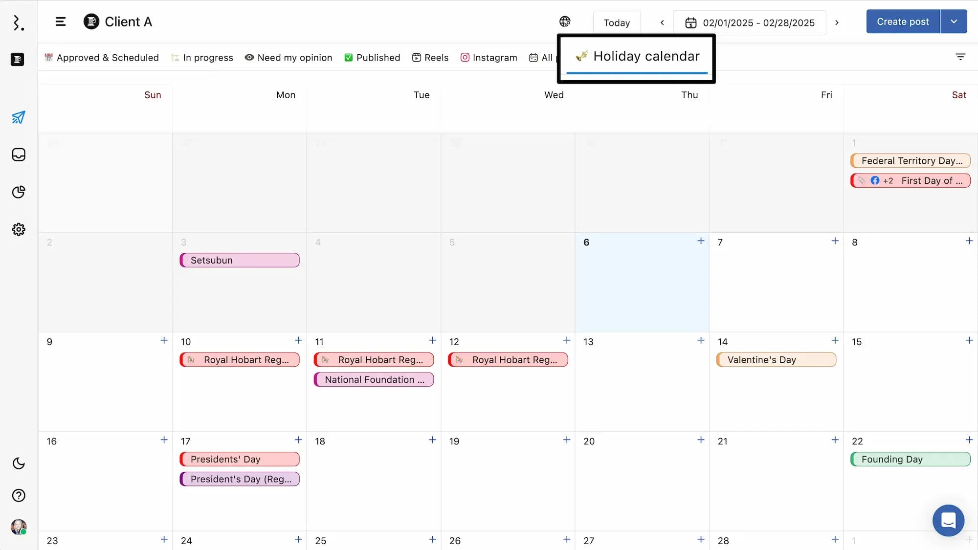 holiday-based-calendar-board
