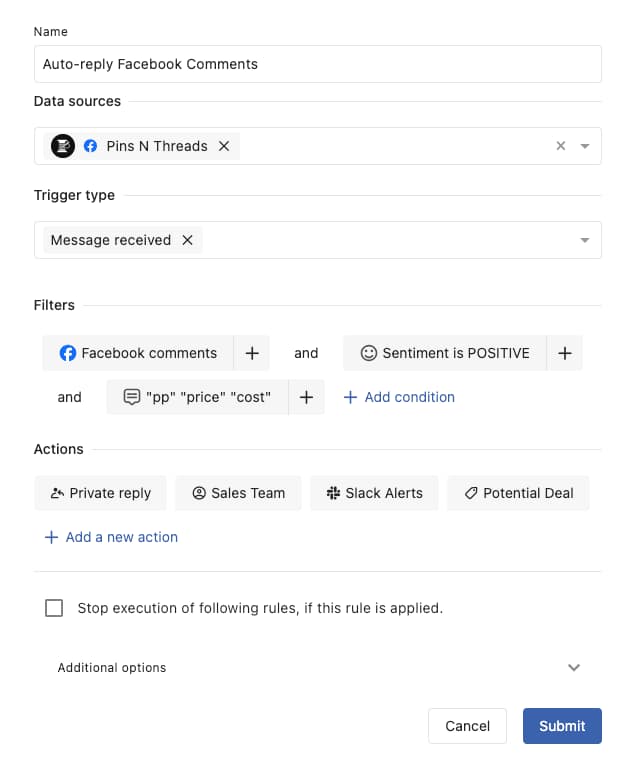 rule-for-auto-comments