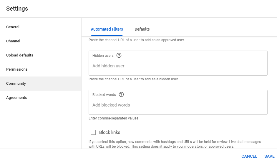 How To Set YouTube Filters