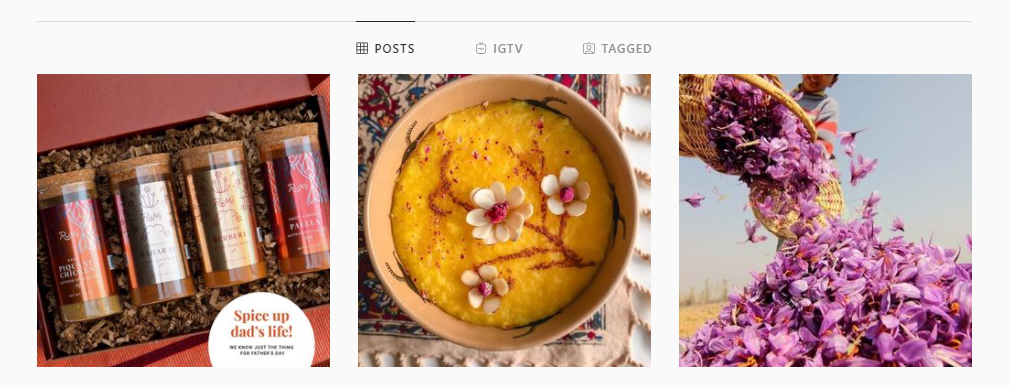 Feature Products on Instagarm