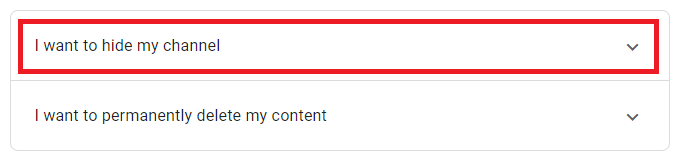 How To Hide YouTube Channel