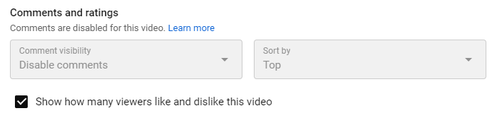 How To Turn Off Comments On YouTube