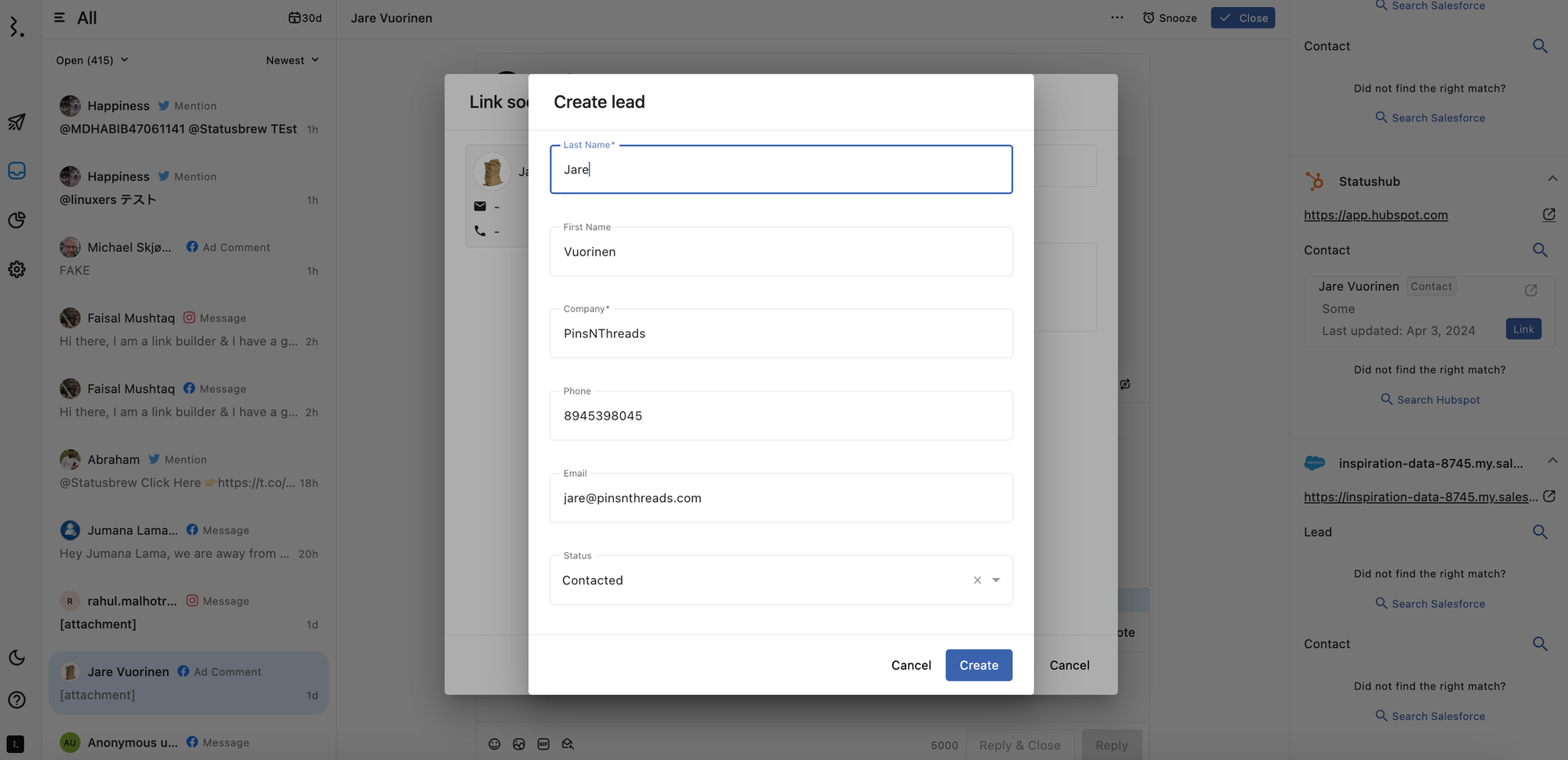 How To Create & Link Contacts & Leads?