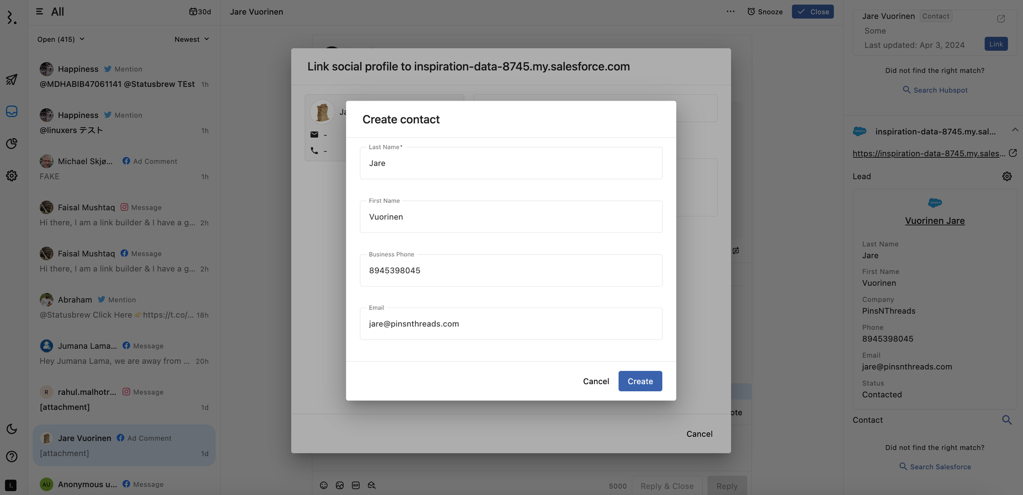 How To Create & Link Contacts & Leads?