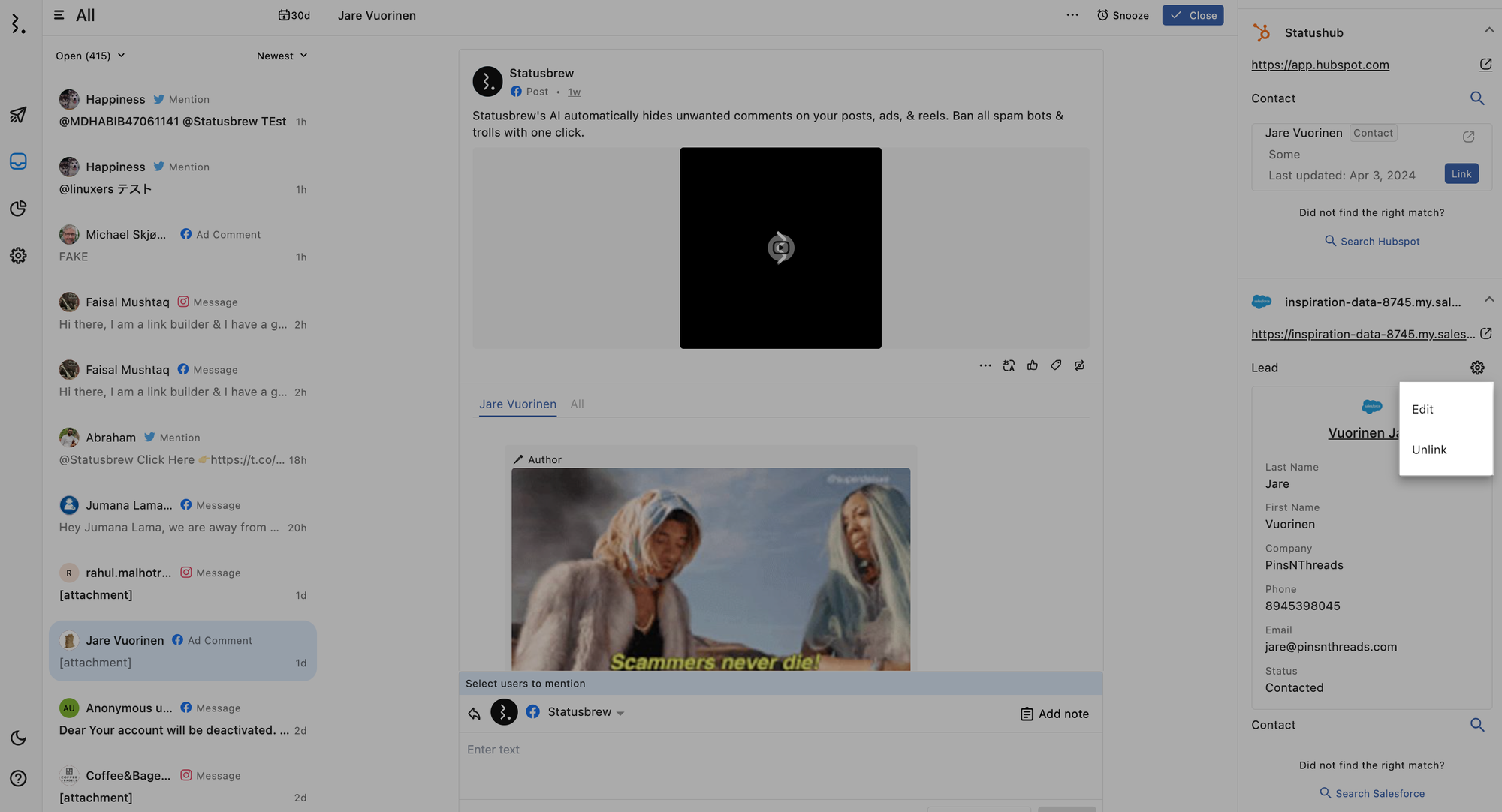 How To Create & Link Contacts & Leads?